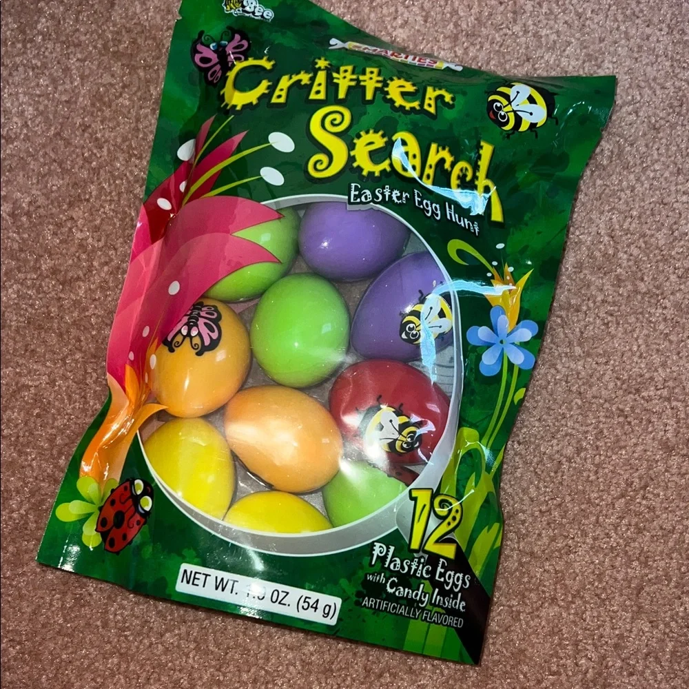 NIB 12pc Critter Search Plastic eggs